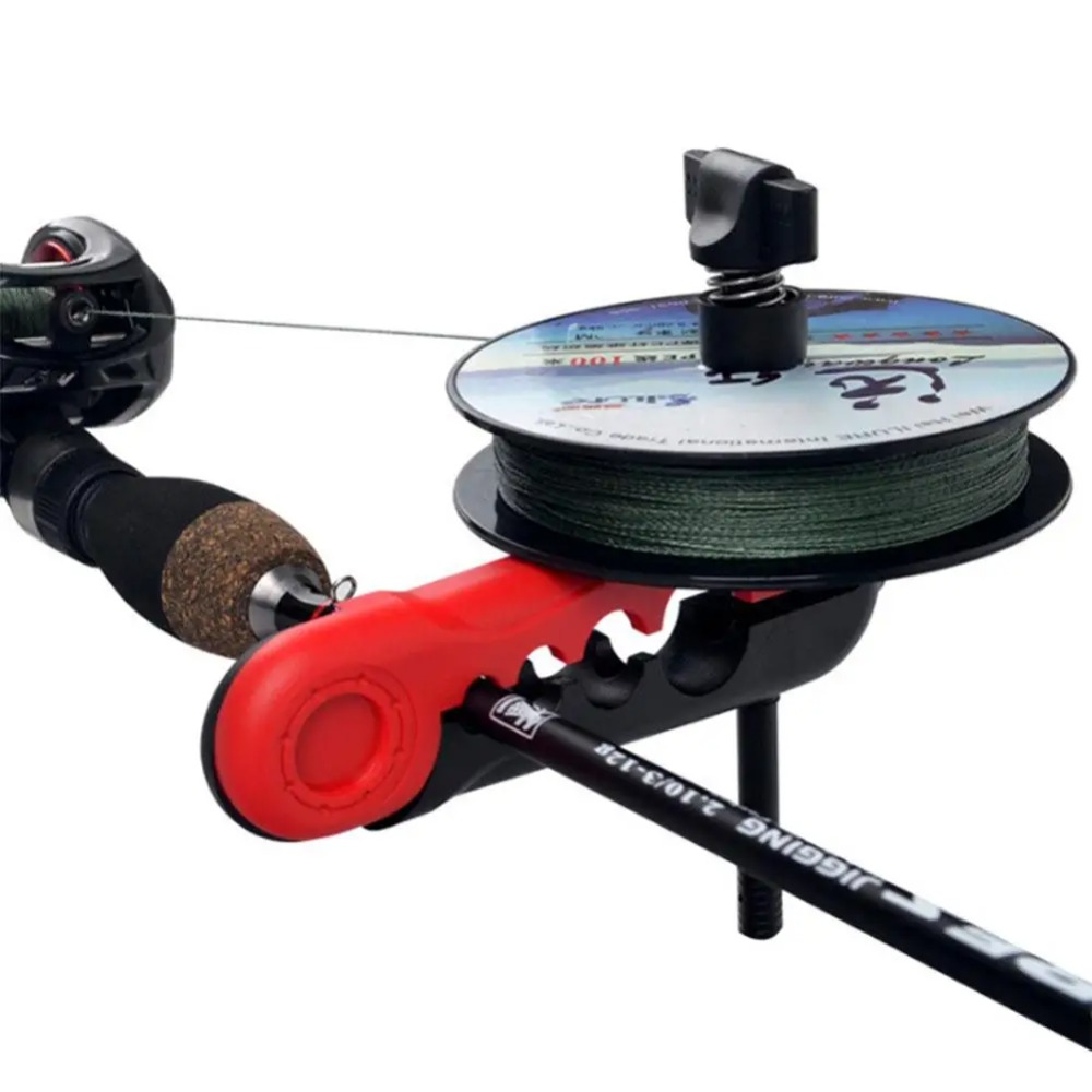 Spinning Reel - 釣り糸ワインダーポータブルベイトキャスティングスピニングリールラインスプーラーマシン ABS スプーリング鯉釣り用品巻き取りツール