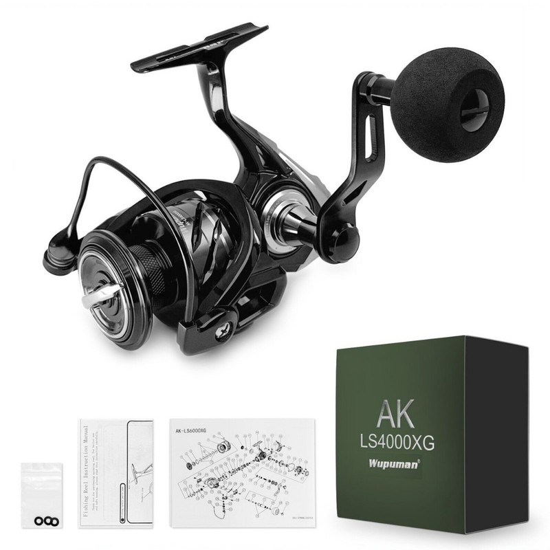 Ice Fishing Reel - 2026年新型軽量高速比メタルスピニングリール 遠投海釣り・ルアーフィッシング用 IPX6防水