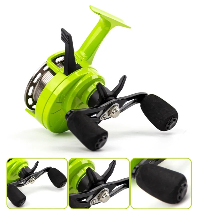 新しいギア比 3.2:1 アイスフィッシングリール大径スプー - Ice Fishing Reel のレビューと価格
