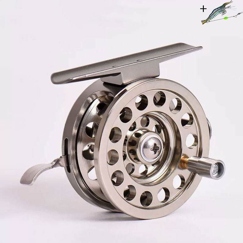 アルミ合金製CNCフライフィッシングリール、左右両用、フロン - Ice Fishing Reel のレビューと価格