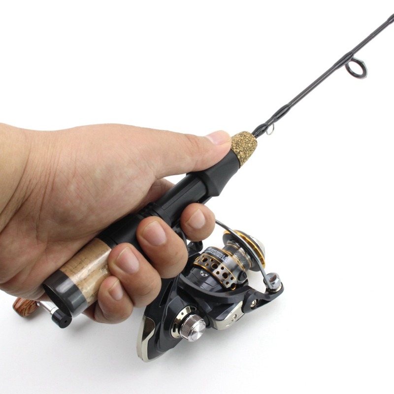 60 センチメートル 2 ヒントロッドリールコンボ冬氷釣り竿 - Ice Fishing Reel のレビューと価格