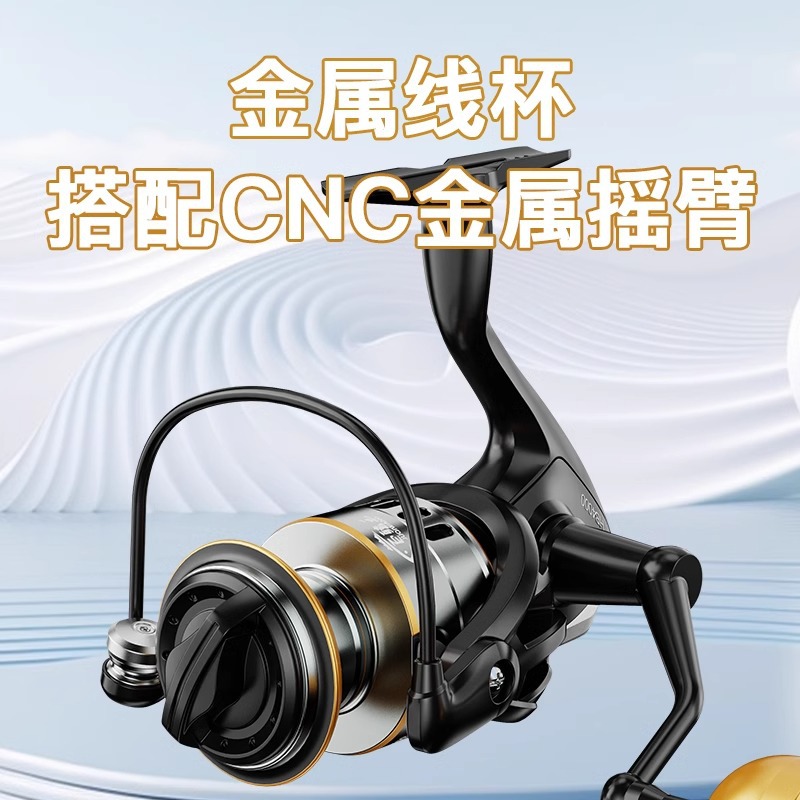メタルスピニングフィッシングリール、淡水・海水での遠投に最適 - Ice Fishing Reel のレビューと価格