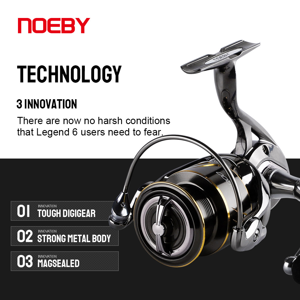 Noeby-スピニングフィッシングリール,2500 3000 - Abu Garcia Reel Max のレビューと価格